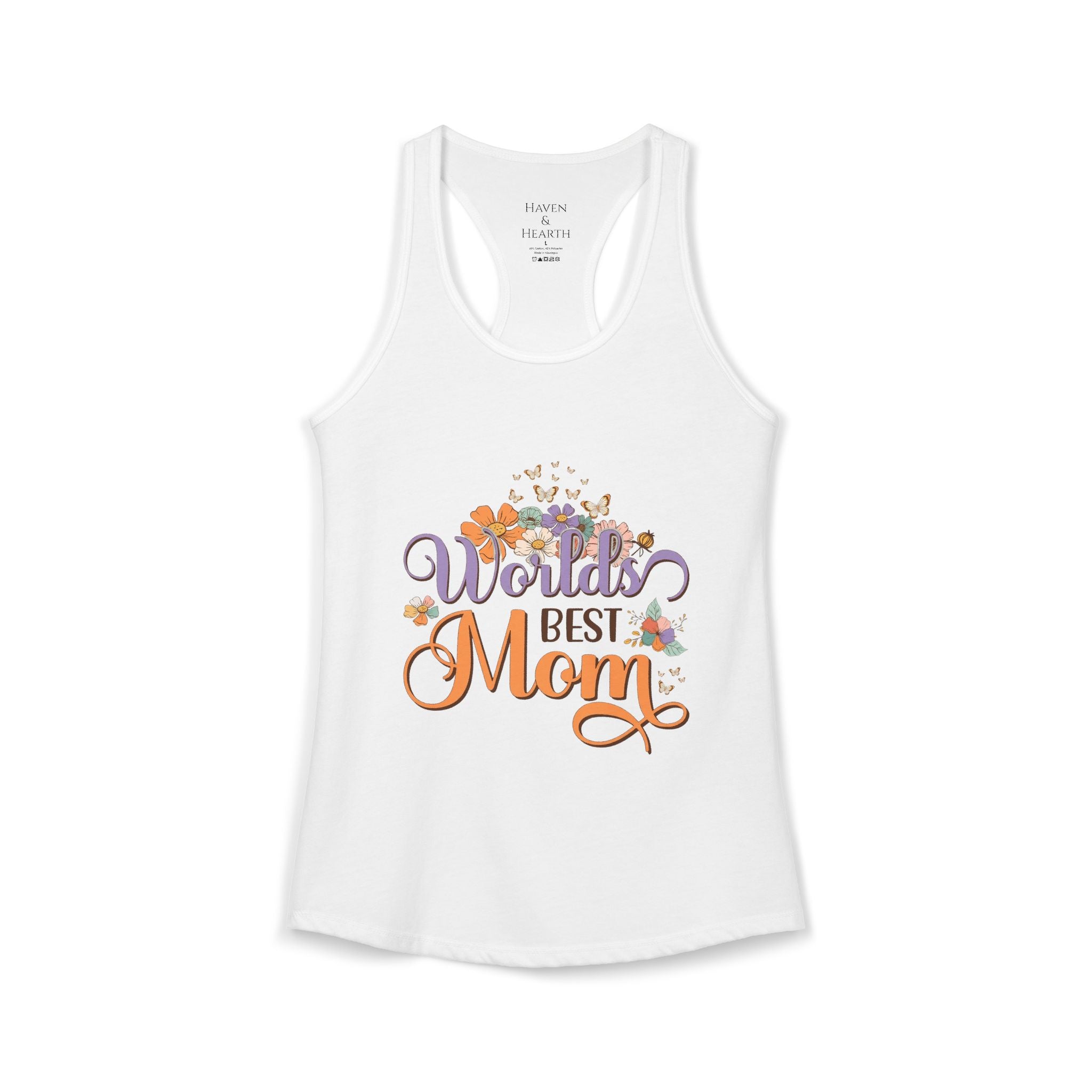 Worlds Best Mom Racerback Tee