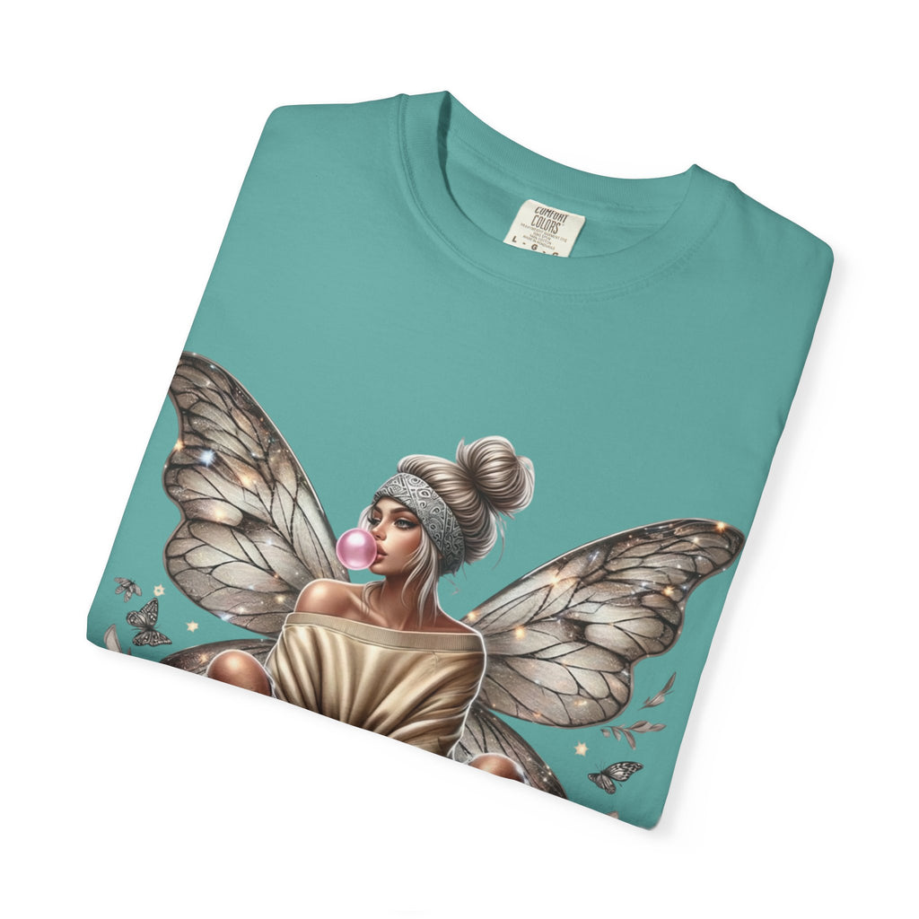 Fairy Skateboard Tee — Urban Butterfly Girl Graphic T-Shirt