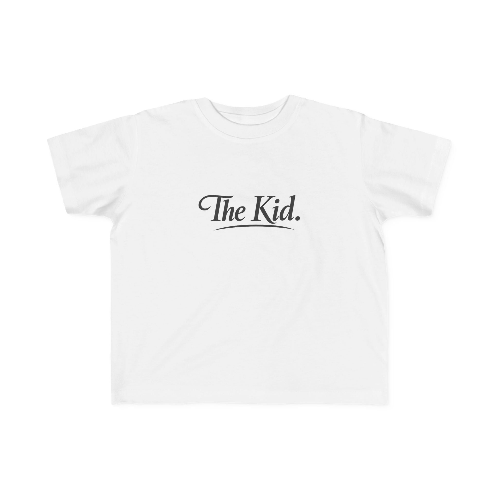 Toddler Tee — "The Kid." Script Graphic Kids Shirt