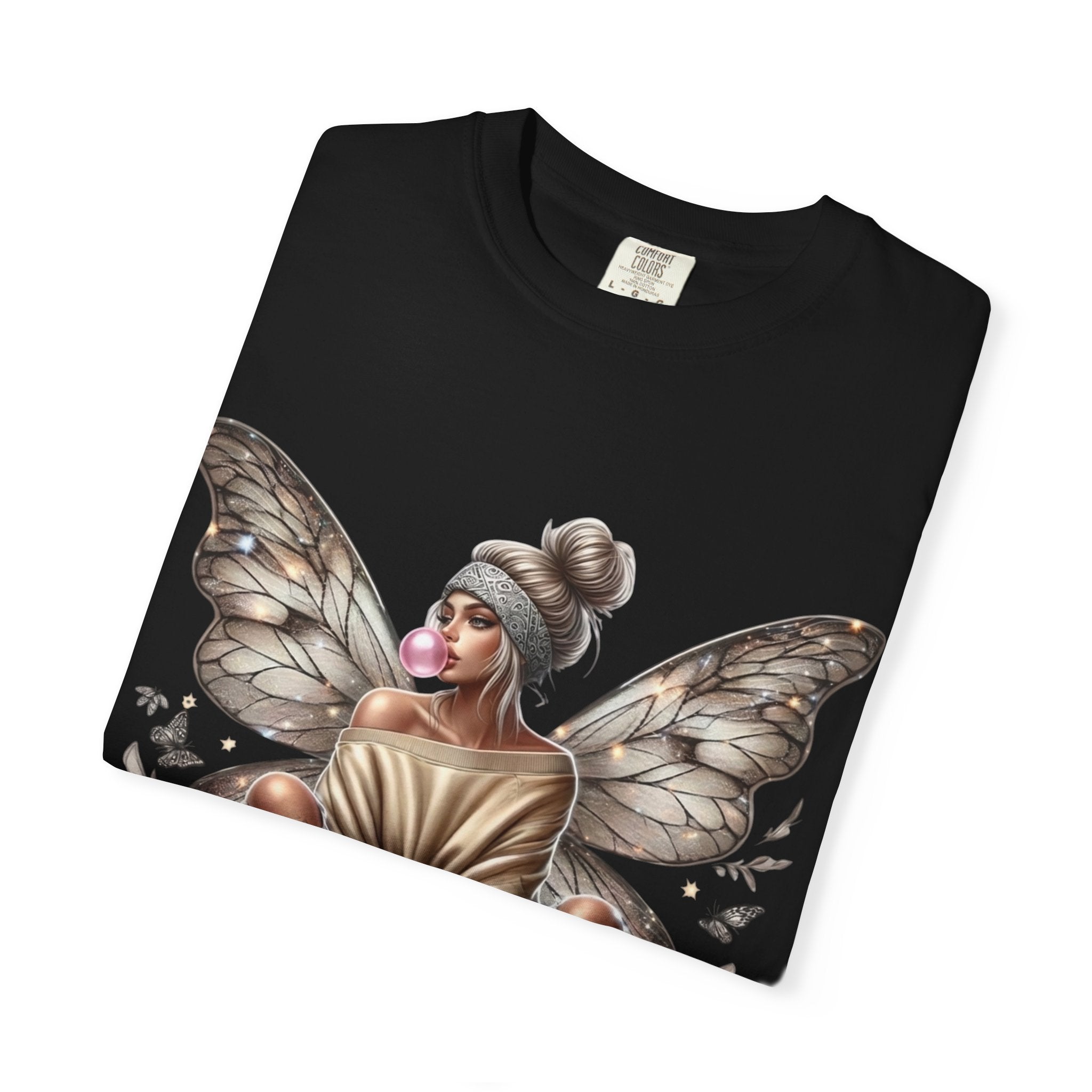 Fairy Skateboard Tee — Urban Butterfly Girl Graphic T-Shirt