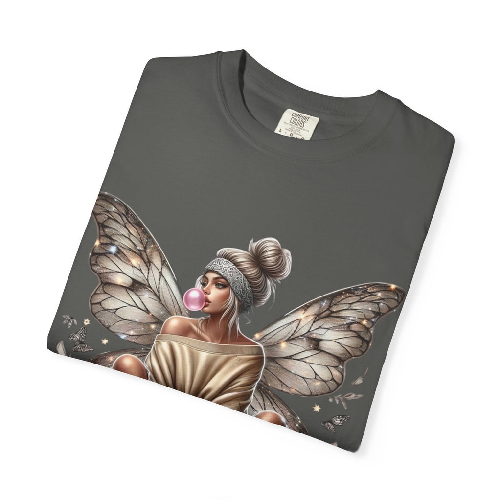 Fairy Skateboard Tee — Urban Butterfly Girl Graphic T-Shirt