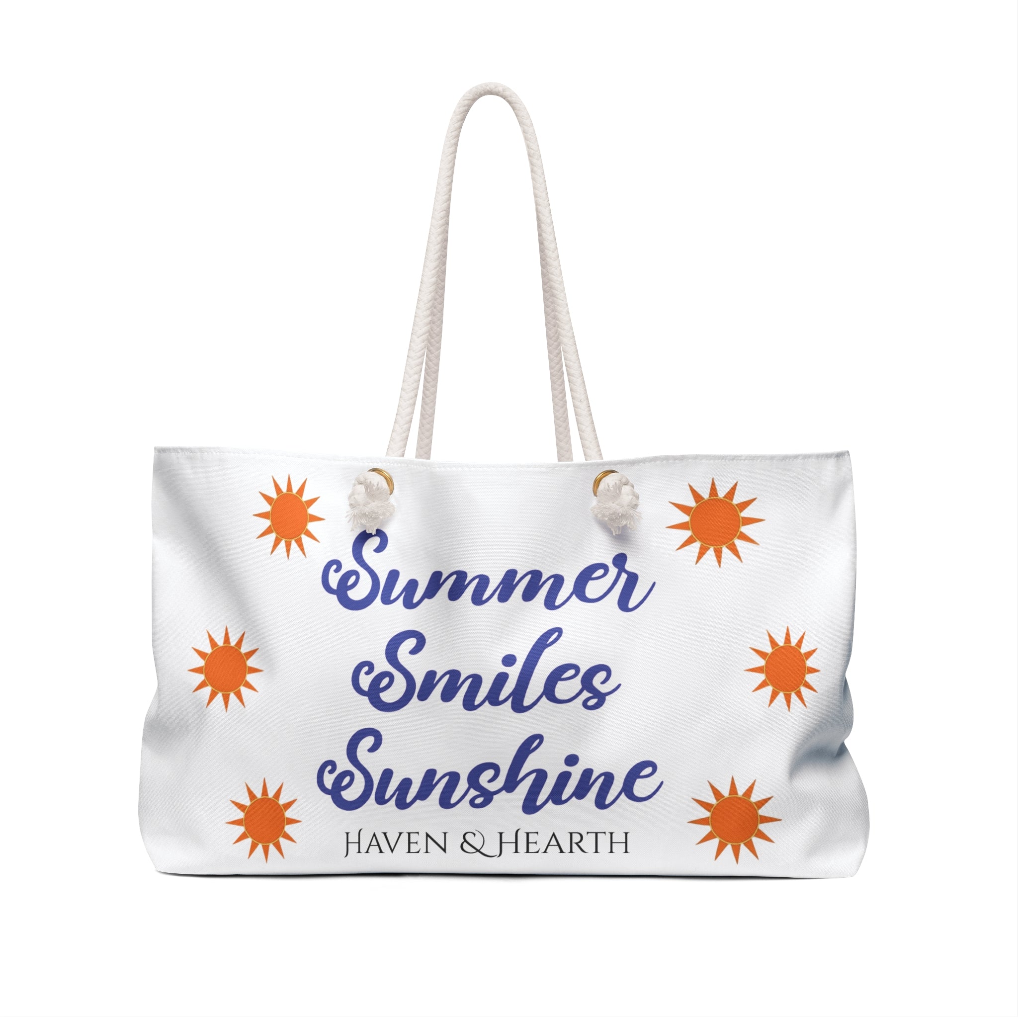 Summer Smiles Sunshine Weekender Bag