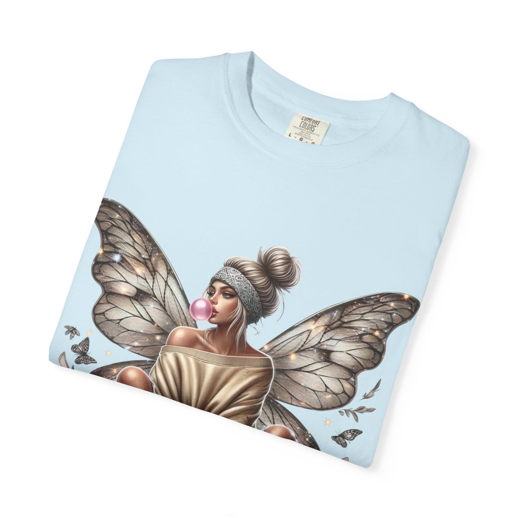 Fairy Skateboard Tee — Urban Butterfly Girl Graphic T-Shirt