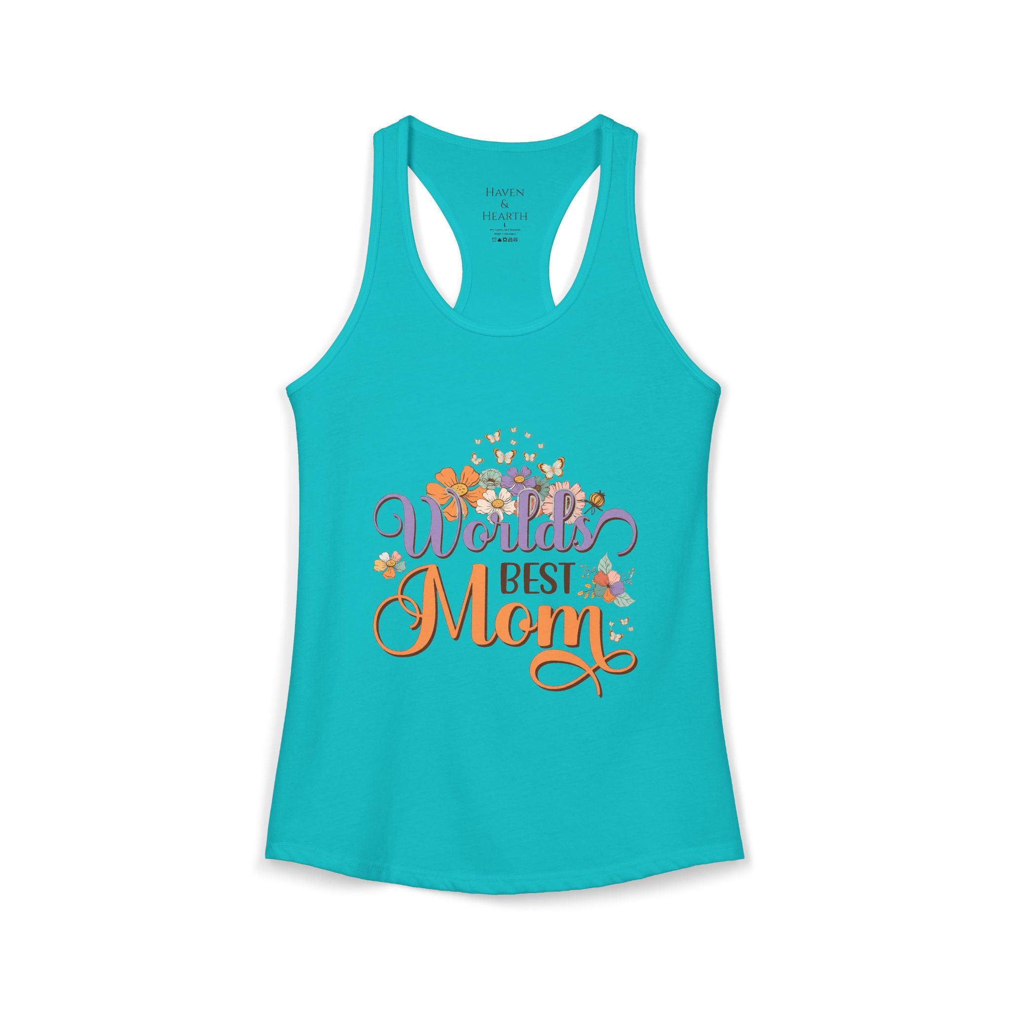 Worlds Best Mom Racerback Tee