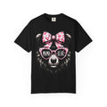 Mama Bear T-Shirt — Cute Pink Bow & Sunglasses Graphic Tee for Moms