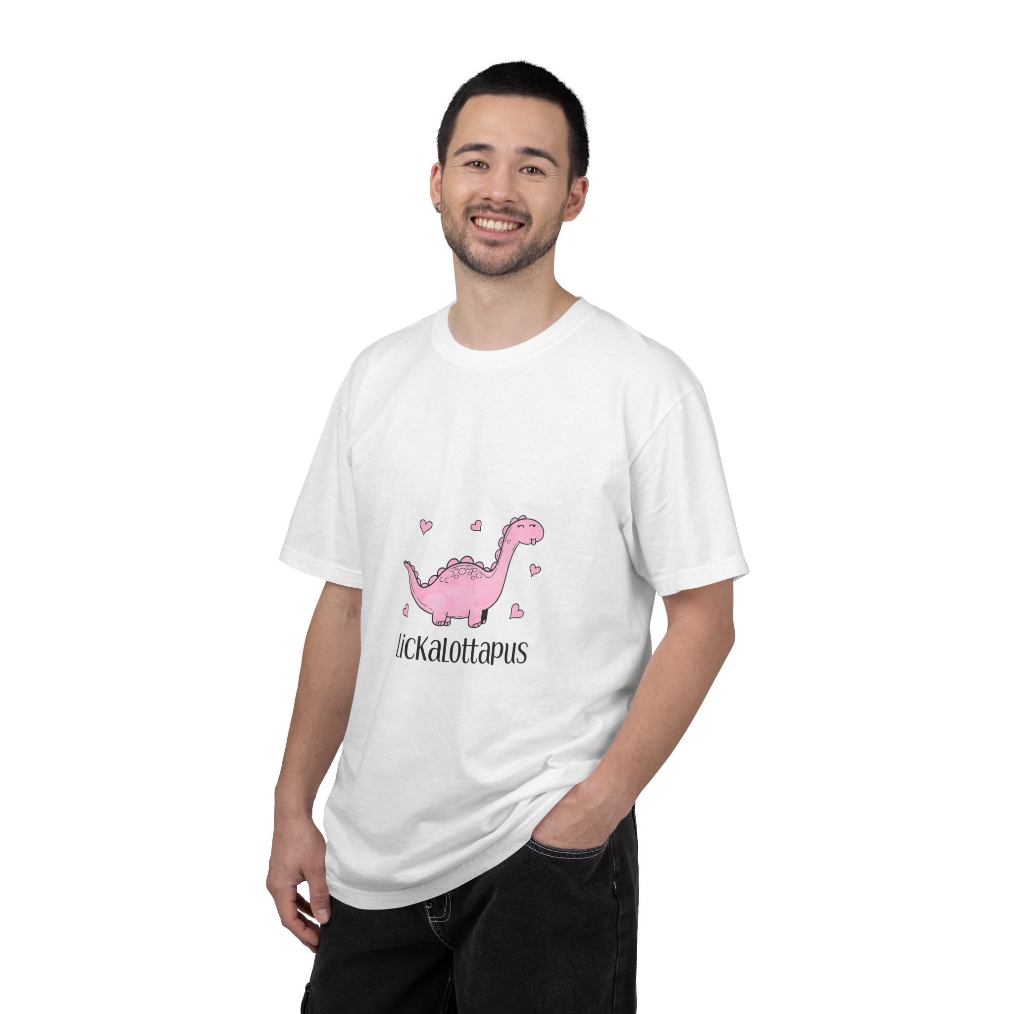 Lickalottapus T-Shirt — Cute Pink Dinosaur Graphic Tee