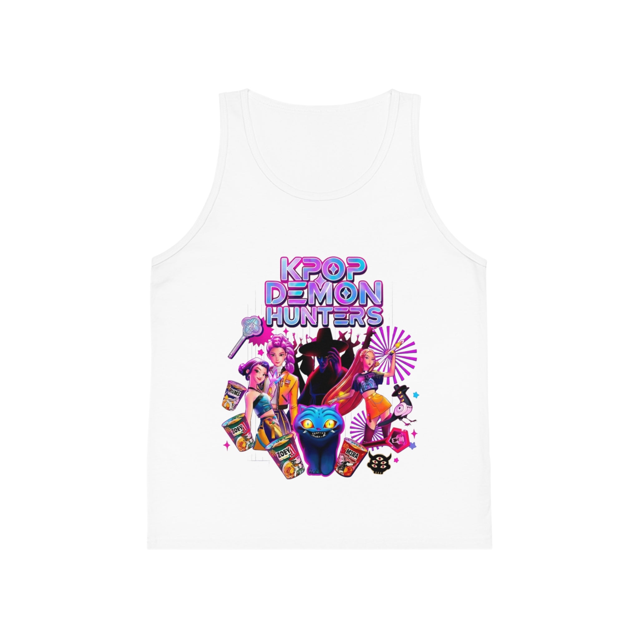 Kid's Tank Top — "K-Pop Demon Hunters" Colorful Anime Gamer Graphic