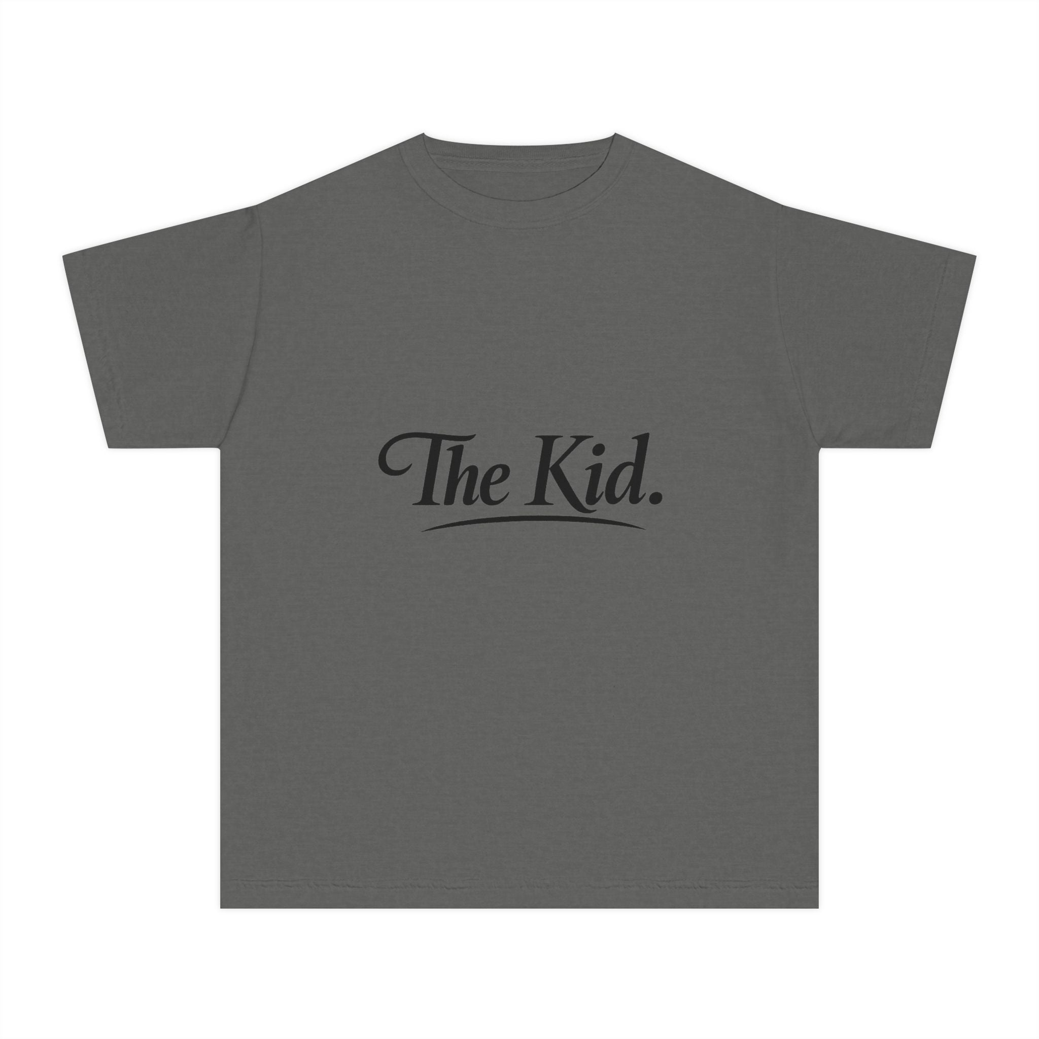 Youth Tee "The Kid" — Retro Script Graphic Kids T-Shirt