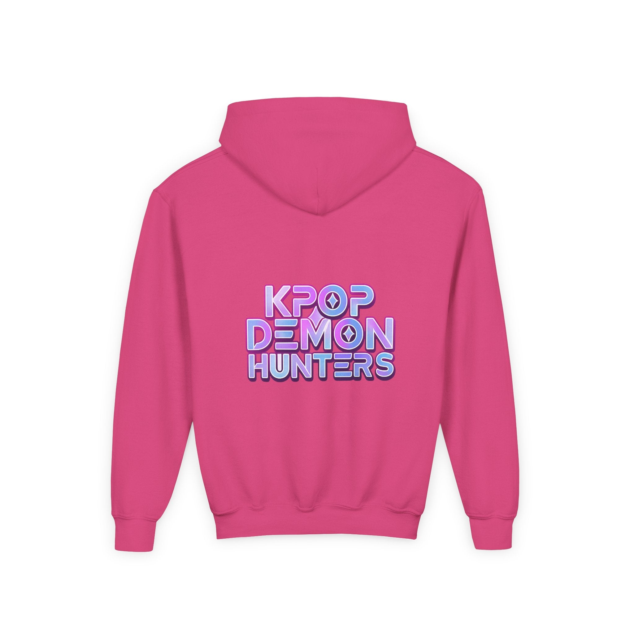K-Pop Children’s Demon Hunters Hoodie — Neon K-Pop Band Anime Art Pullover
