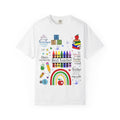 Best Teacher Colorful Classroom Graphic T-Shirt — Teacher Appreciation Gift