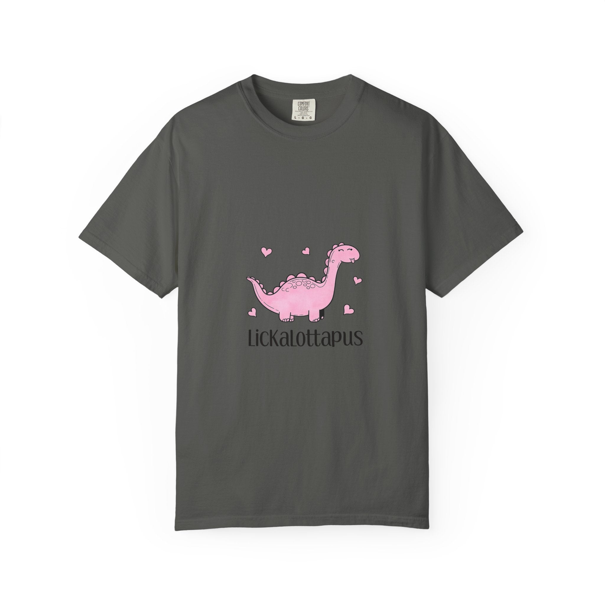 Lickalottapus T-Shirt — Cute Pink Dinosaur Graphic Tee