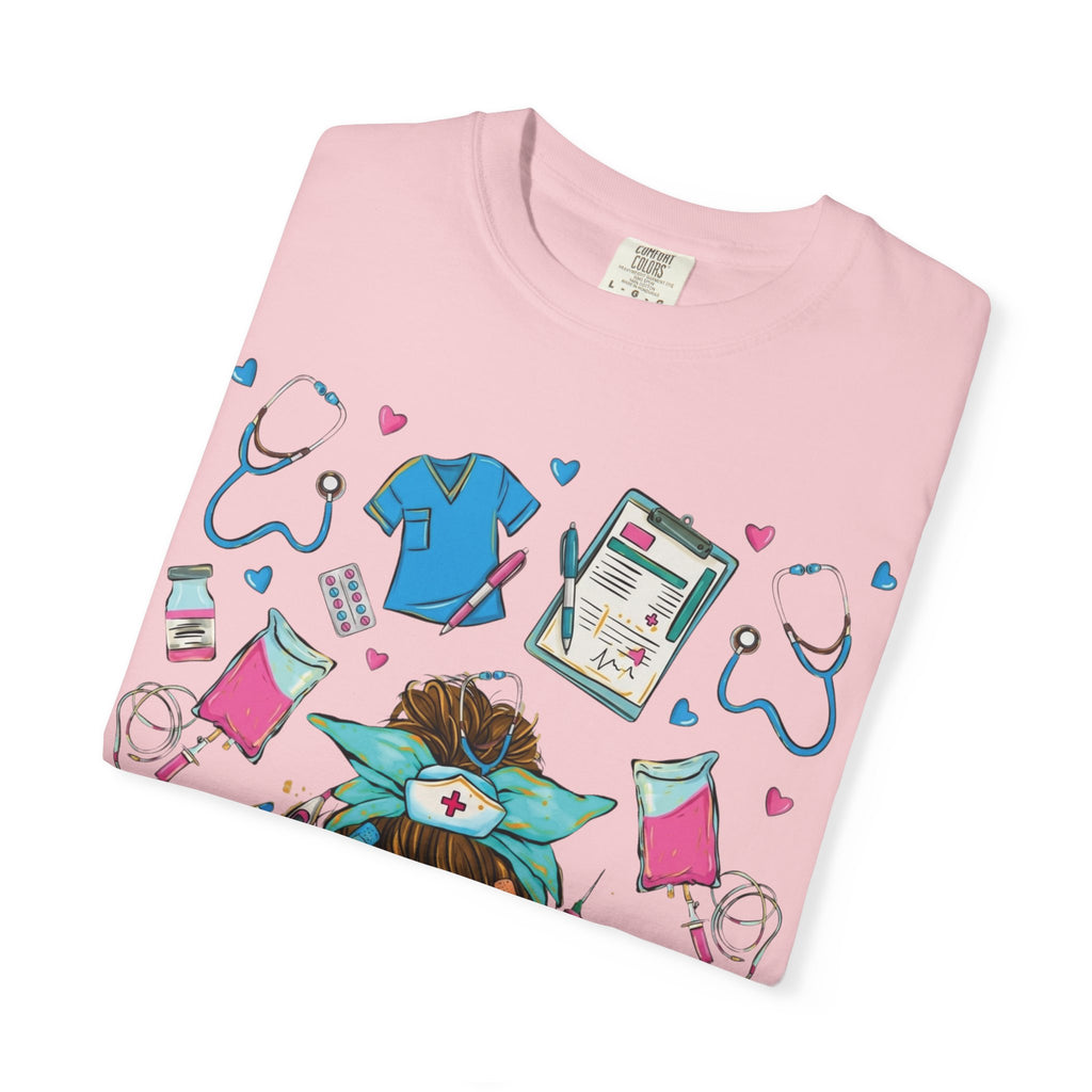 Nurse Life Graphic T-Shirt – #Nurselife Cute Medical Scrubs Design