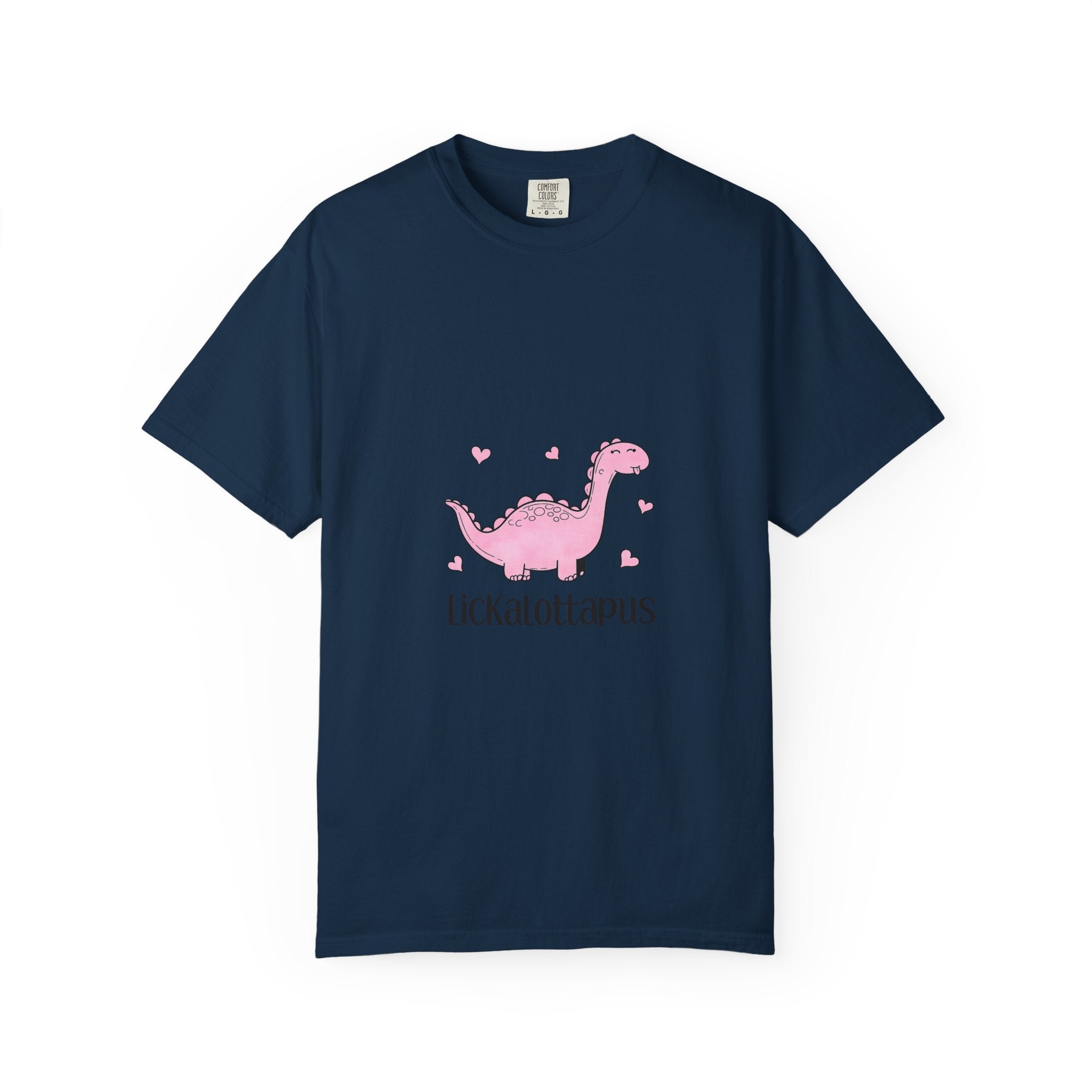 Lickalottapus T-Shirt — Cute Pink Dinosaur Graphic Tee