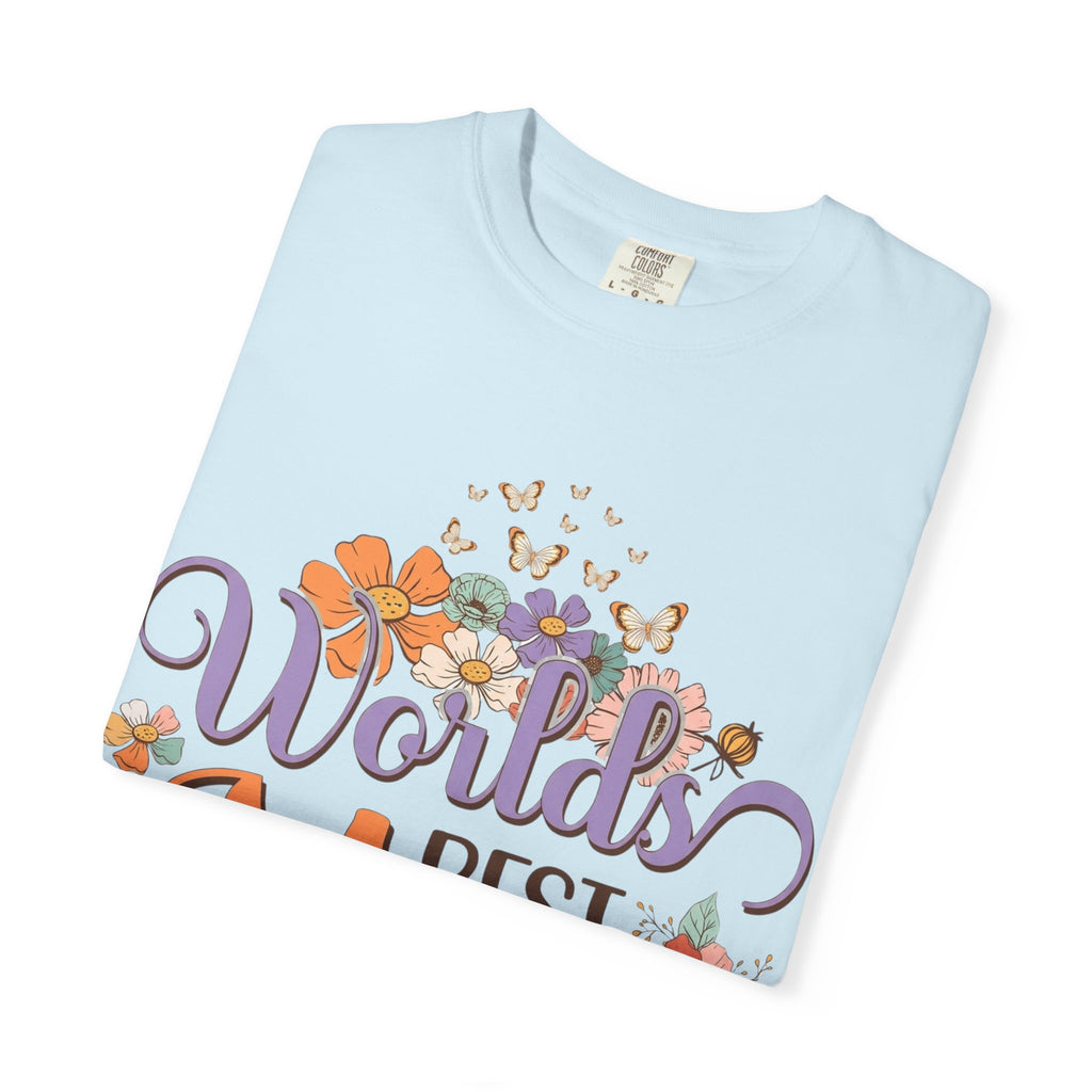World's Best Mom T-Shirt — Floral Butterflies Mother's Day Tee
