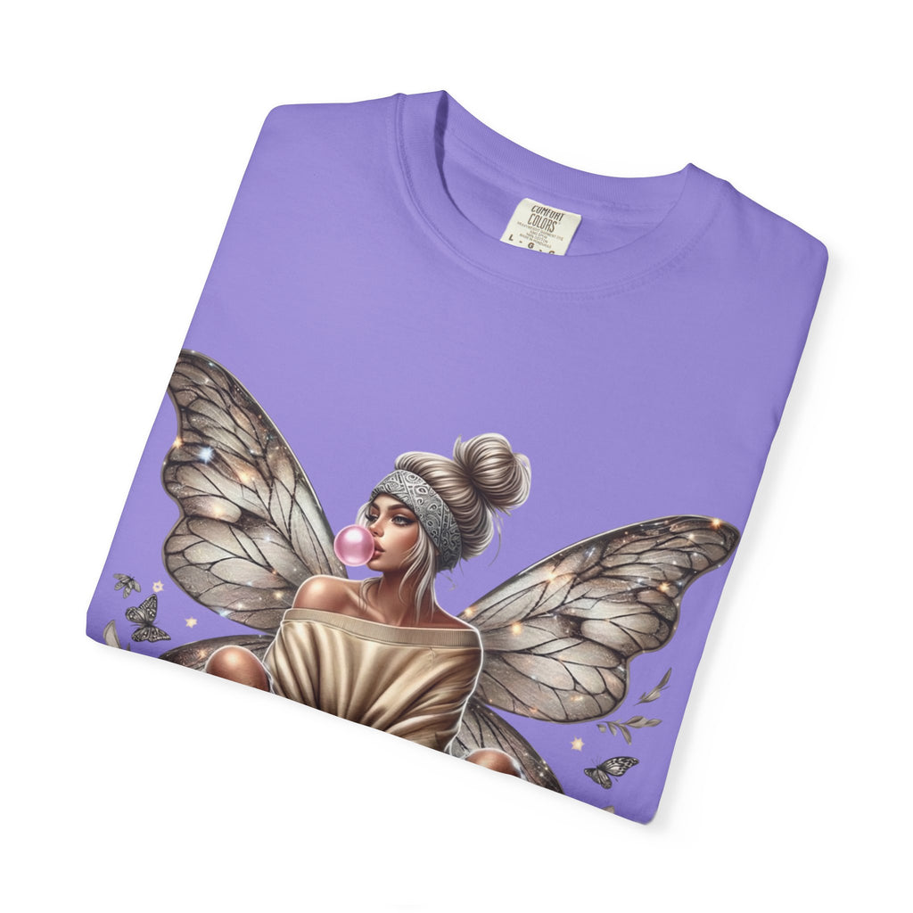 Fairy Skateboard Tee — Urban Butterfly Girl Graphic T-Shirt