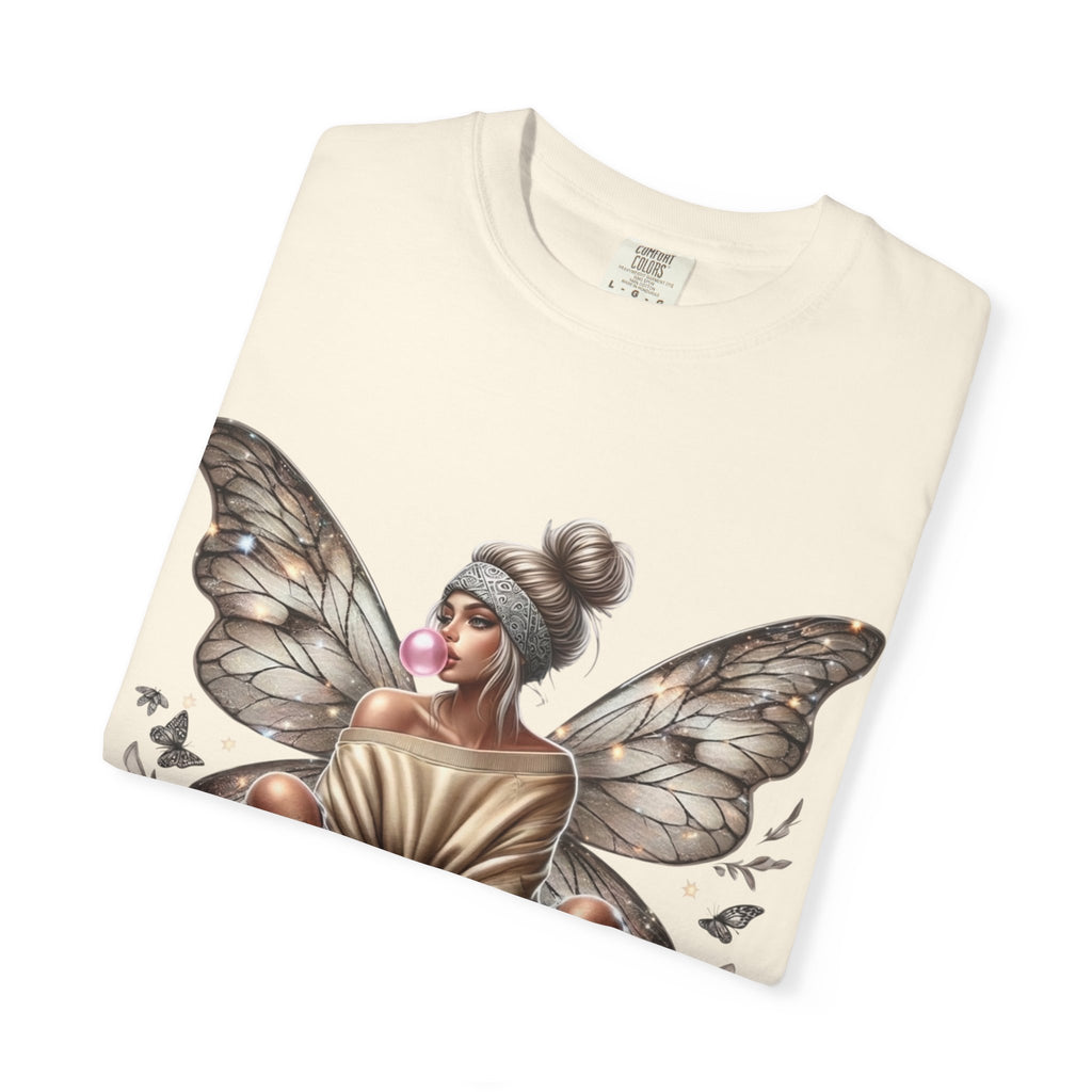 Fairy Skateboard Tee — Urban Butterfly Girl Graphic T-Shirt