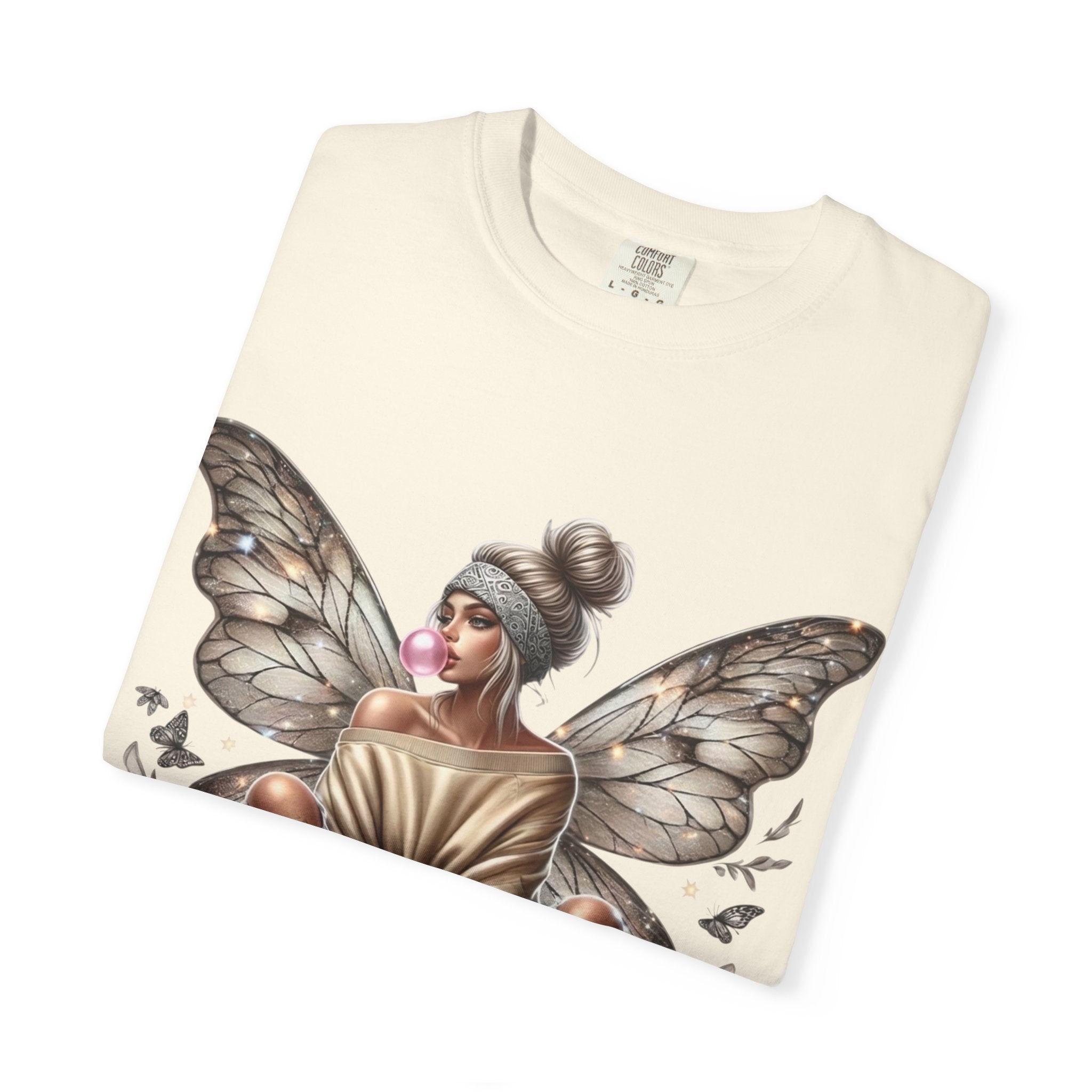 Fairy Skateboard Tee — Urban Butterfly Girl Graphic T-Shirt
