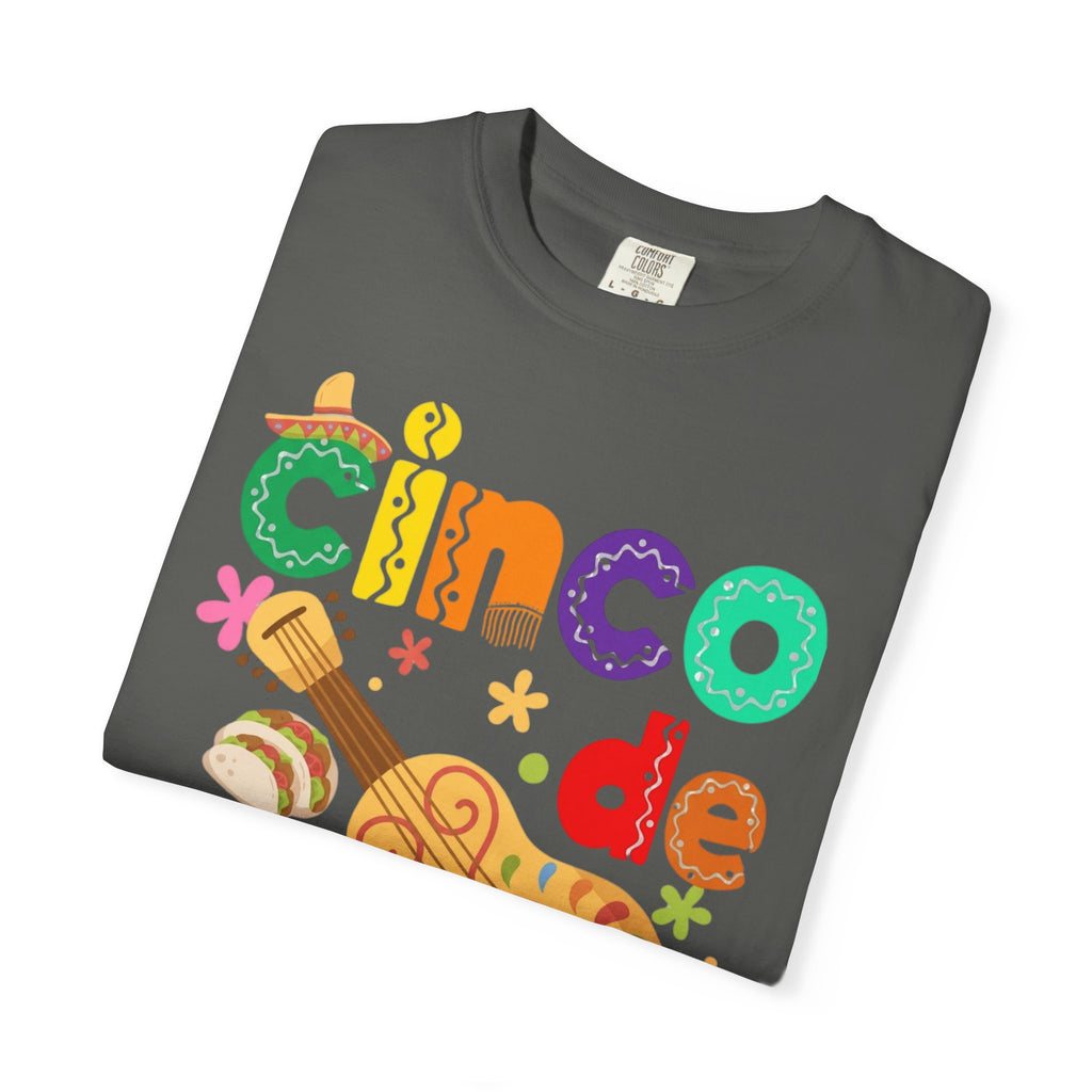 Cinco de Mayo Guitar Cactus T-Shirt | Fiesta Illustration