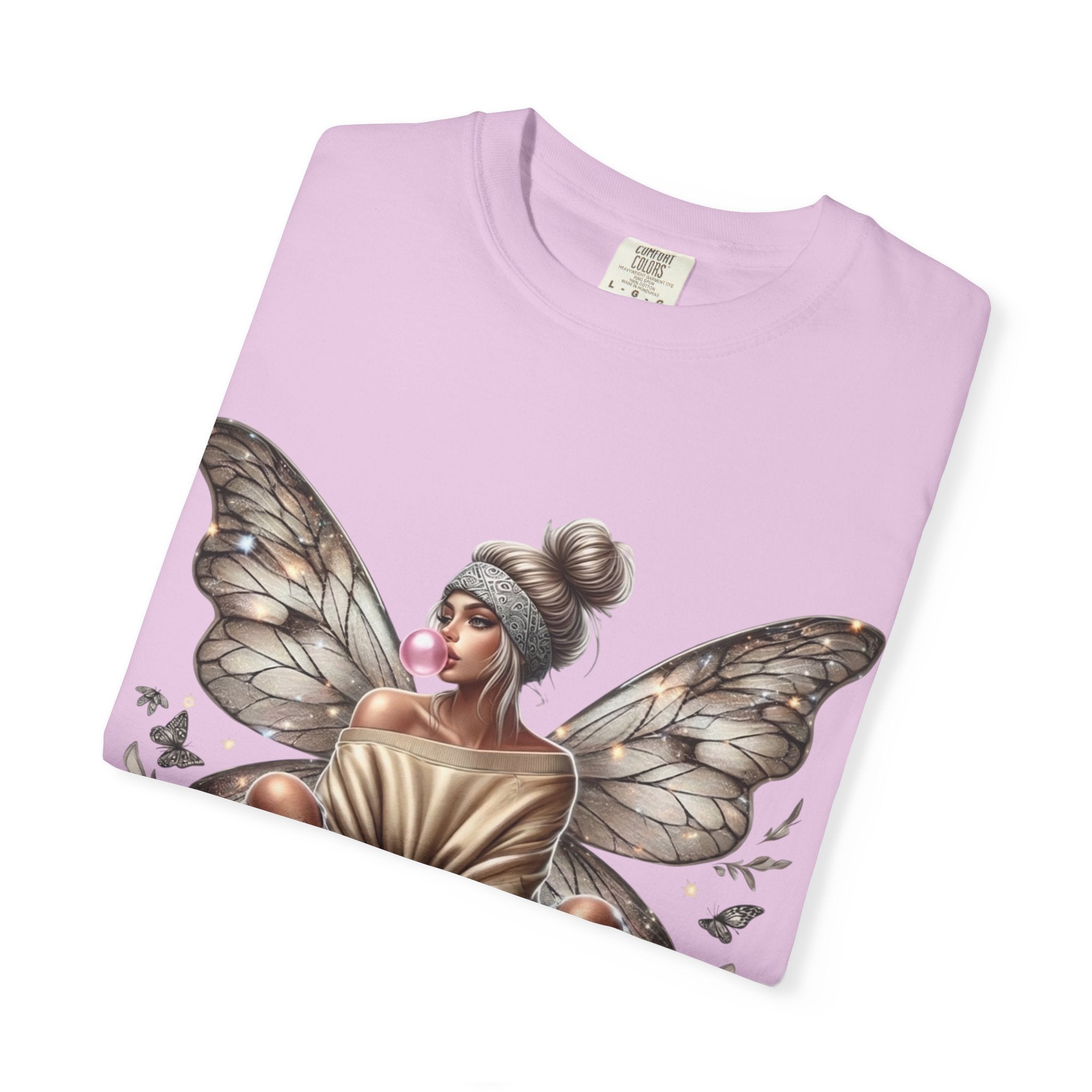 Fairy Skateboard Tee — Urban Butterfly Girl Graphic T-Shirt