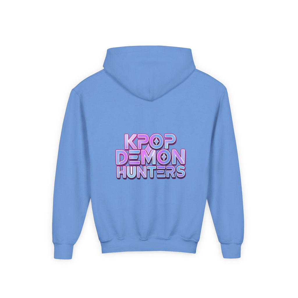 K-Pop Children’s Demon Hunters Hoodie — Neon K-Pop Band Anime Art Pullover