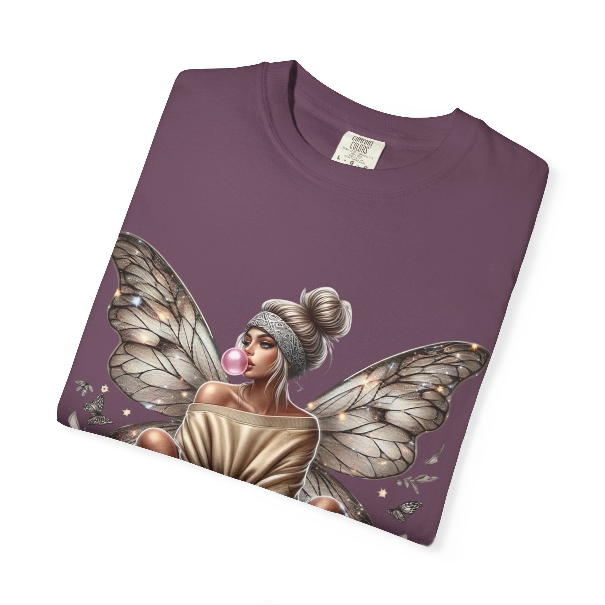 Fairy Skateboard Tee — Urban Butterfly Girl Graphic T-Shirt