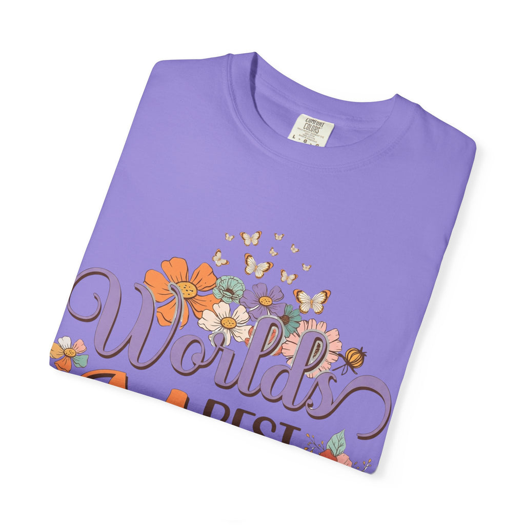 World's Best Mom T-Shirt — Floral Butterflies Mother's Day Tee