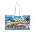 Summer Vibes Weekender Bag Beach Picnic Tote Travel Bag