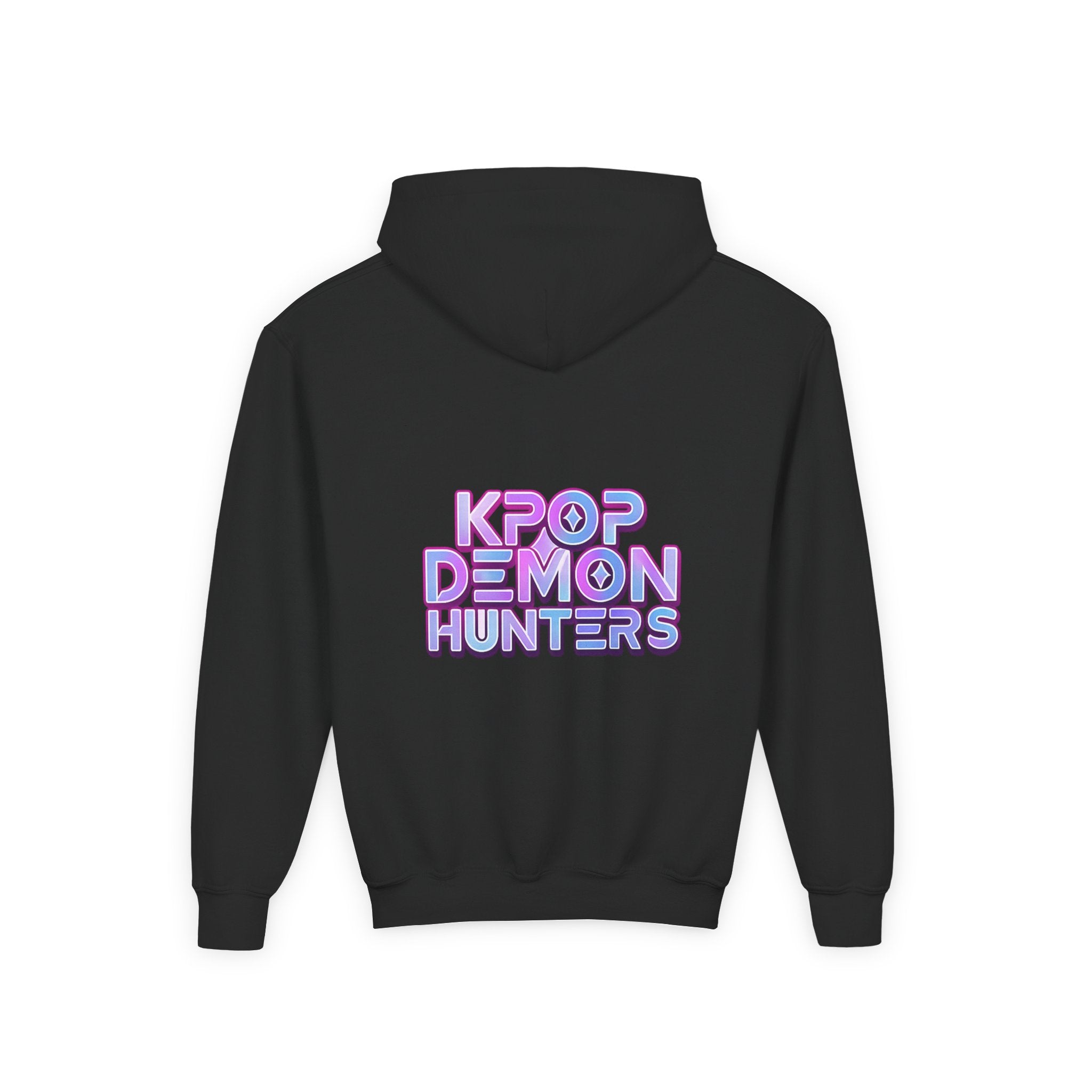 K-Pop Children’s Demon Hunters Hoodie — Neon K-Pop Band Anime Art Pullover