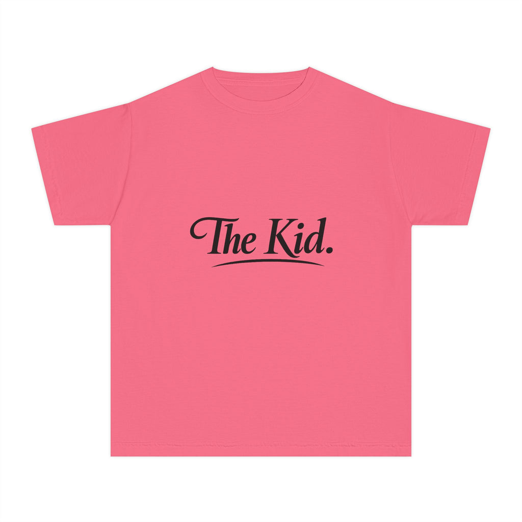 Youth Tee "The Kid" — Retro Script Graphic Kids T-Shirt