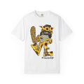 Love Mom T-Shirt — Sunflower & Leopard 'Mom Life' Graphic Tee
