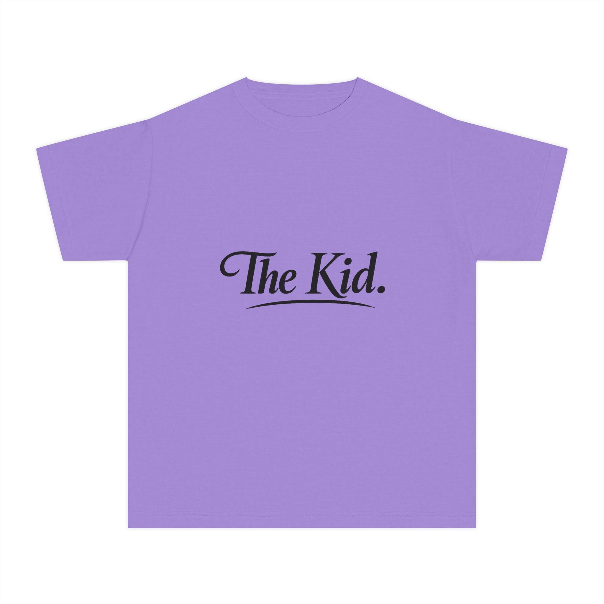 Youth Tee "The Kid" — Retro Script Graphic Kids T-Shirt