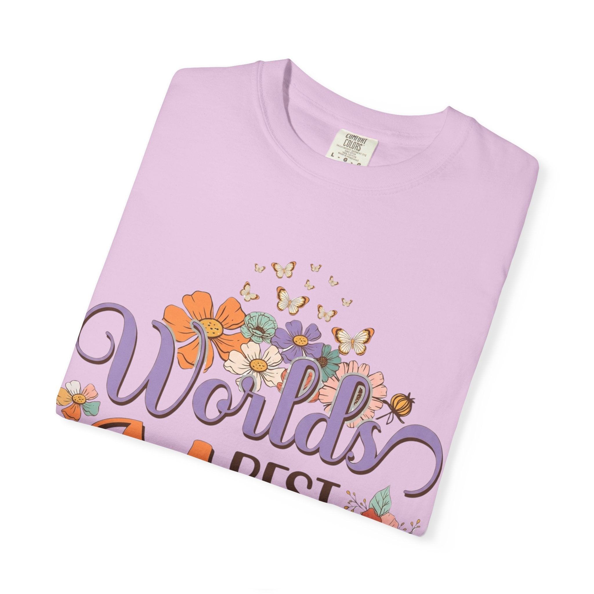 World's Best Mom T-Shirt — Floral Butterflies Mother's Day Tee
