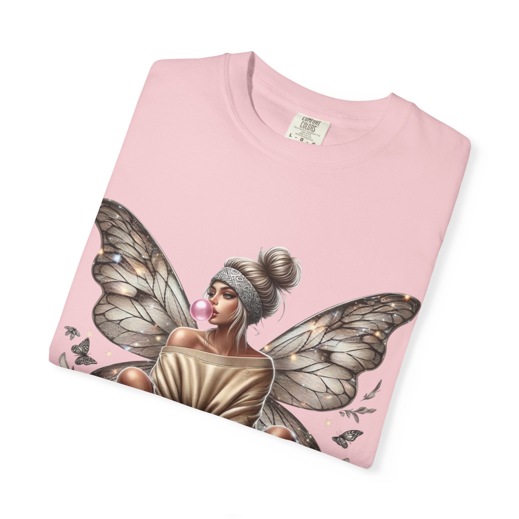 Fairy Skateboard Tee — Urban Butterfly Girl Graphic T-Shirt