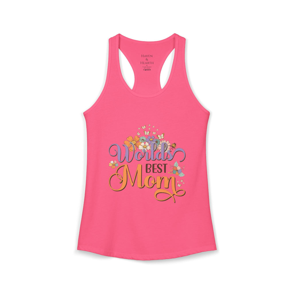 Worlds Best Mom Racerback Tee