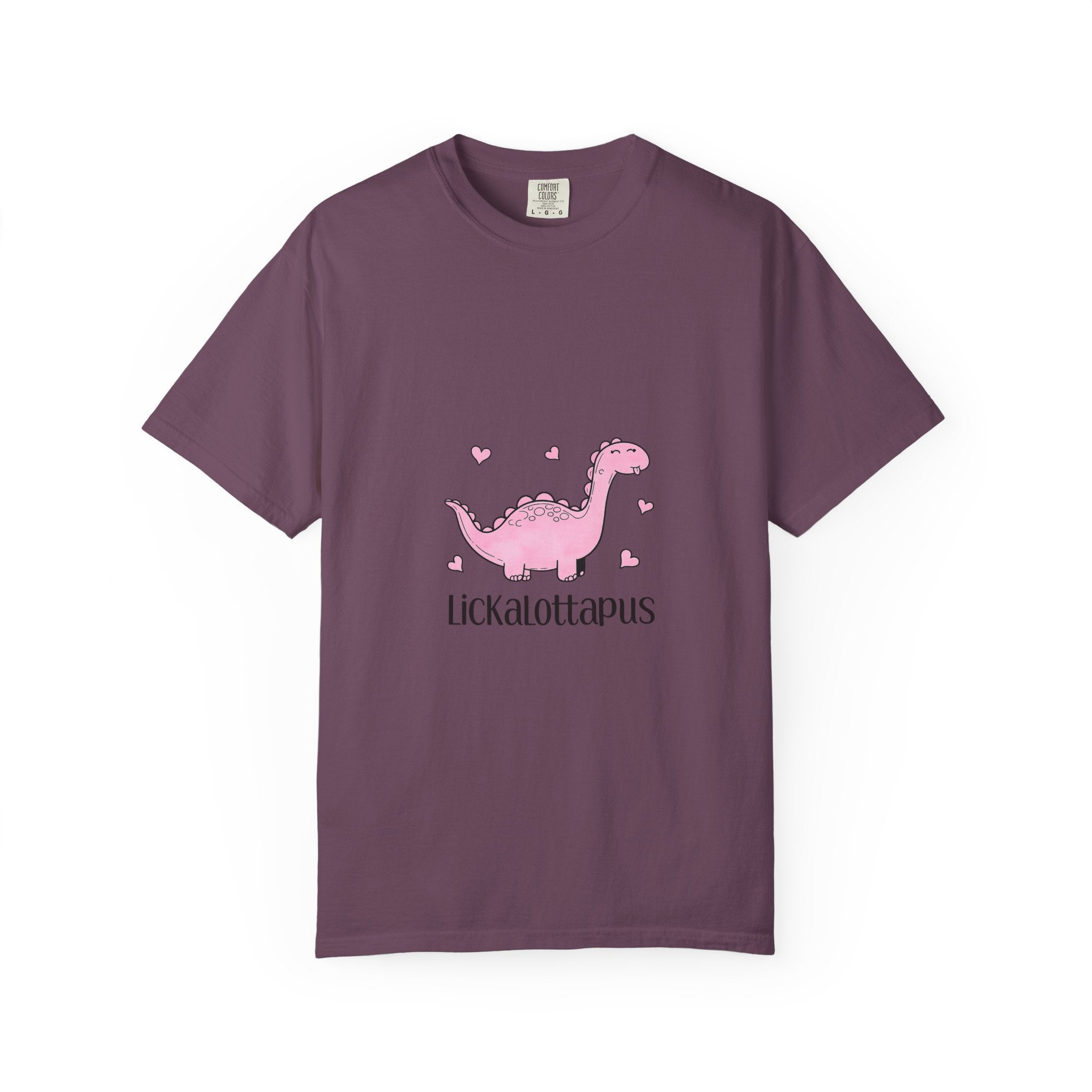 Lickalottapus T-Shirt — Cute Pink Dinosaur Graphic Tee