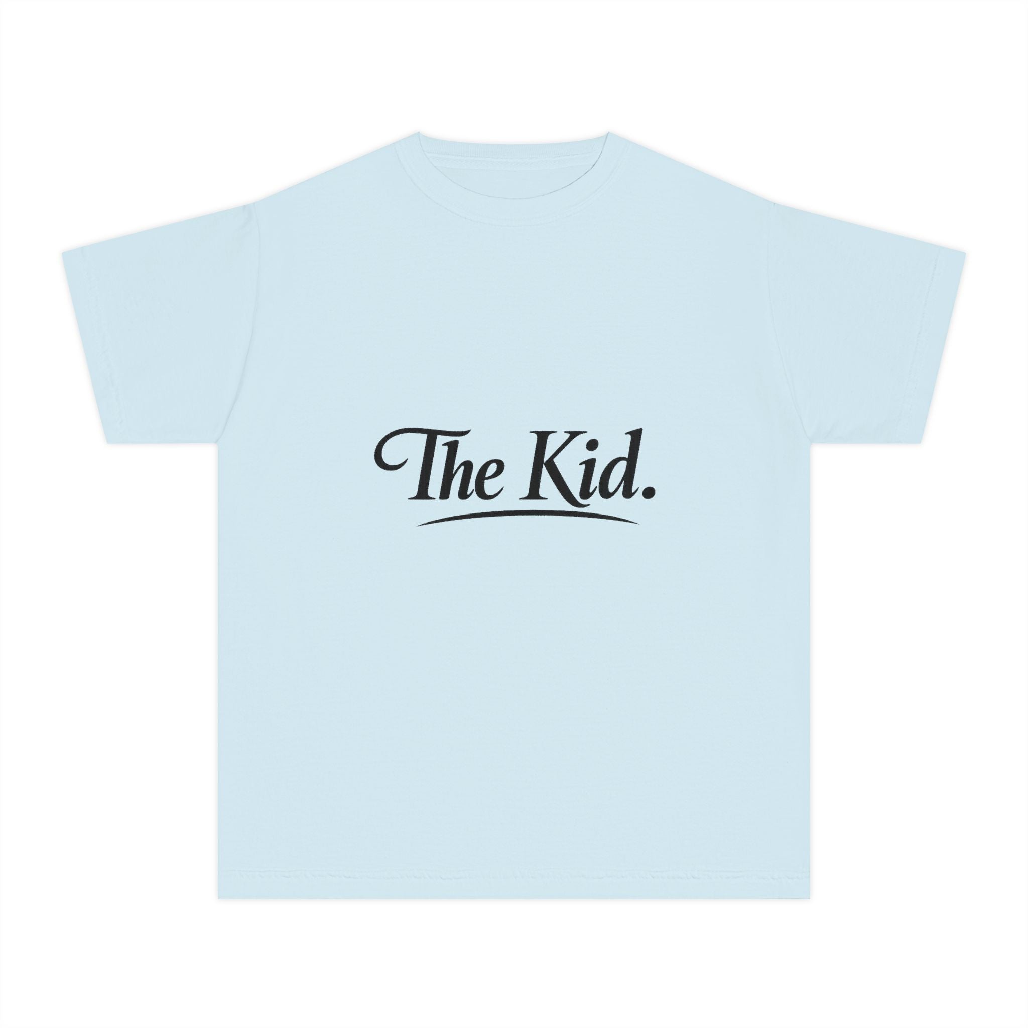 Youth Tee "The Kid" — Retro Script Graphic Kids T-Shirt